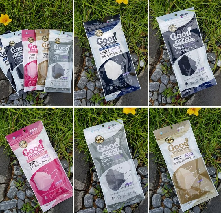 Dust Protection Mask KF94 Large Black - Image 3