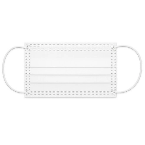 Disposable Mask White, 50ea, 1pack - Image 3