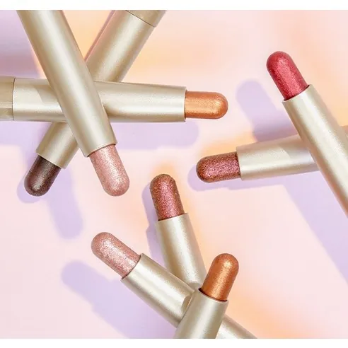 Tripecta Metallica Lip, Eye & Cheek Stick, 1.7g, Rose Gold, 1pack - Image 3