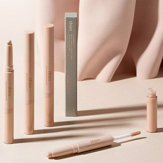 Skin Cover Concealer Duo, [Stick] 1.3g / [Liquid] 5g, 03 Sand, 1pack - Image 2