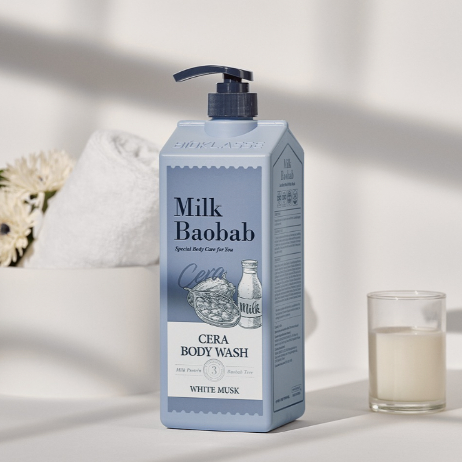 Cera Body Wash [White Musk], 1,200ml, 1pack - Image 2