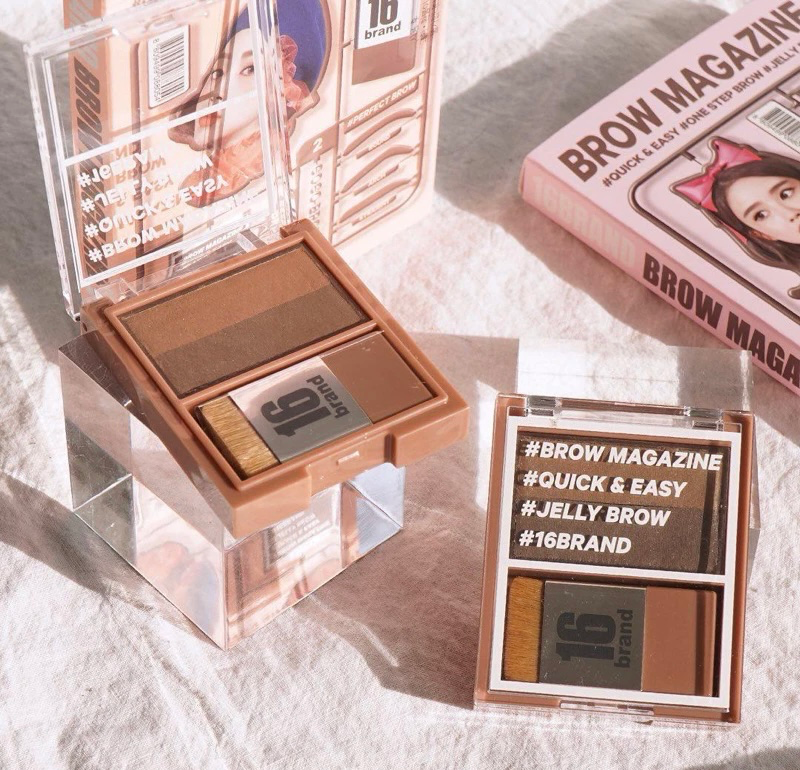 16 Brow Magazine, 3.6g, Ash Brown, 1pack - Image 2