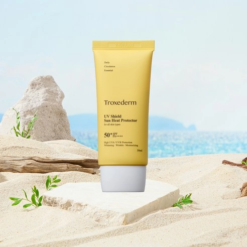 UV Shield Sun Heat Protector [SPF50+/PA++++], 50ml, 1pack - Image 2