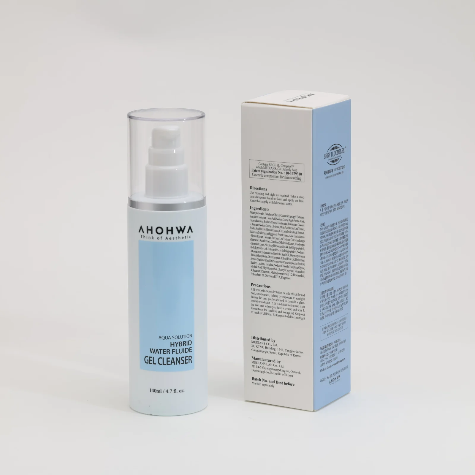 Hybrid Water Fluid Gel Cleanser, 140ml, 1pack - Image 2