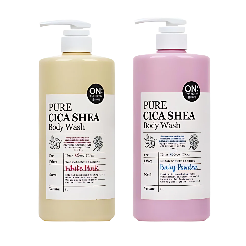 Pure Cica Shea Body Wash [Baby Powder Scent], 1000ml, 1pack - Image 2