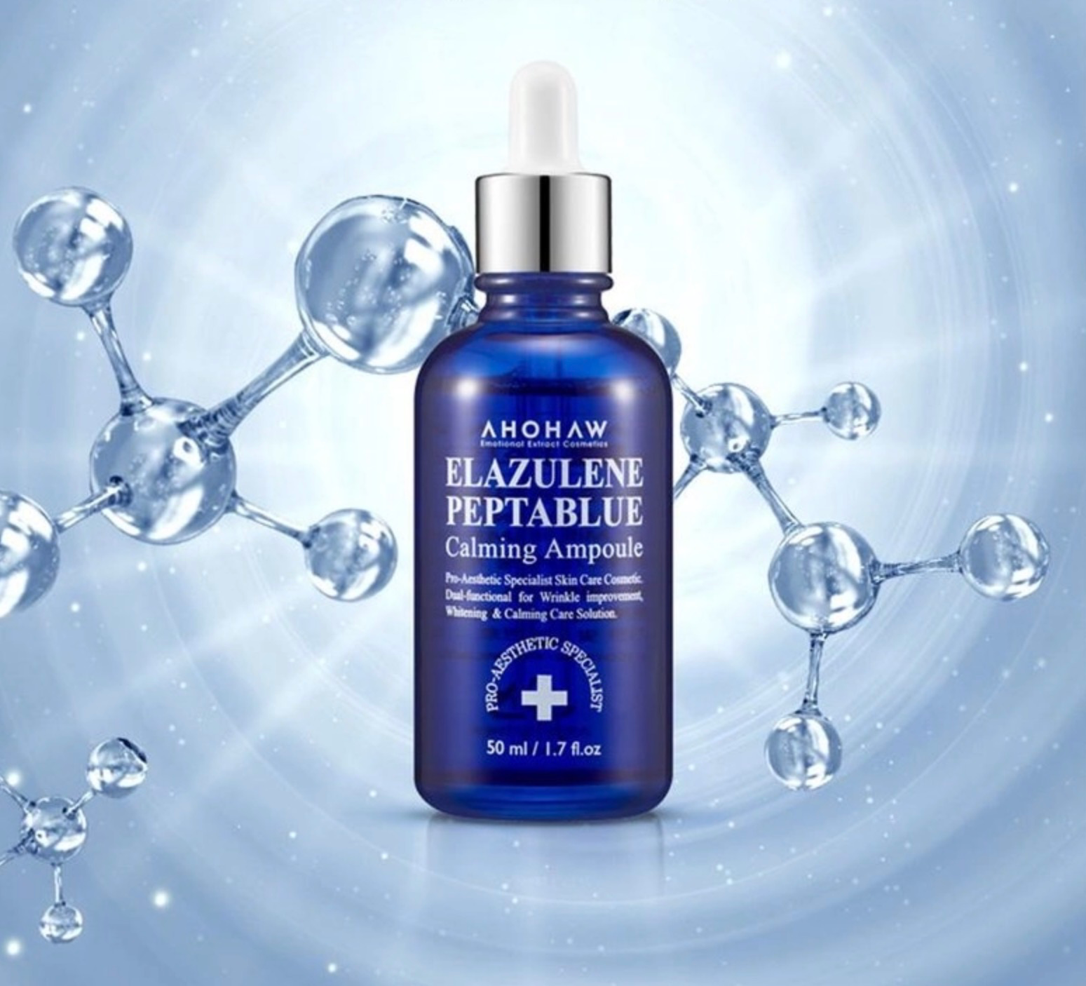 Elazulene Peptablue Calming Ampoule, 50ml, 1pack - Image 2