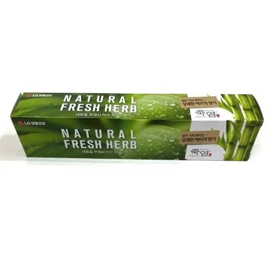 Bamboo Salt Natural Fresh Herb Toothpaste - Image 2