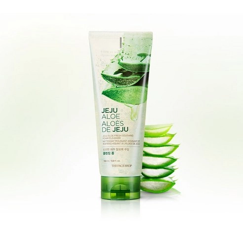 Fresh Jeju Aloe Soothing Cleansing Foam, 150ml, 1pack - Image 2