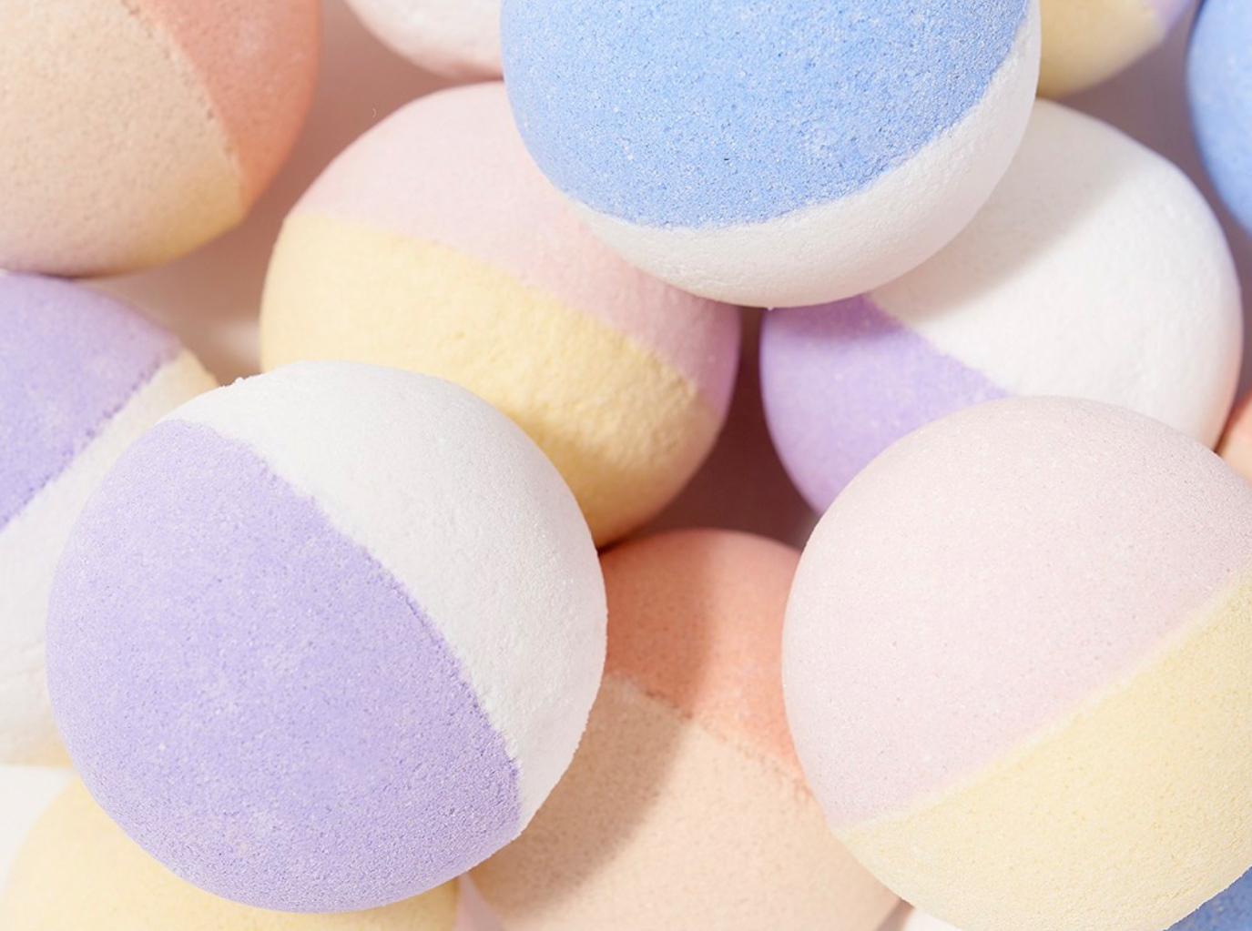 The right foam bath bomb [Lavender], 130g, 1pack - Image 3