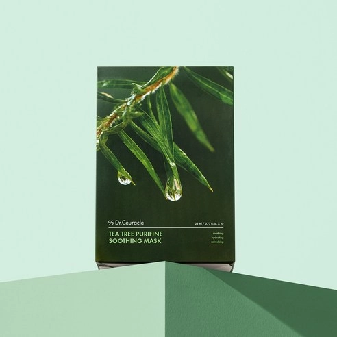 Tea Tree Purifine Soothing Mask, 10ea, 1pack - Image 2