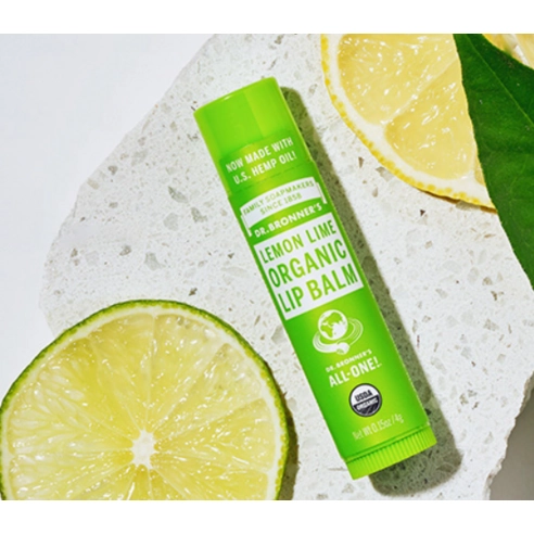 Organic Lemon Lime Lip Balm, 4g, 1pack - Image 2