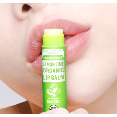 Organic Lemon Lime Lip Balm, 4g, 1pack - Image 3