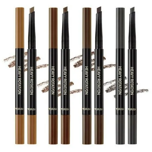 Heavy Rotation Hard Edge Eyebrow Pencil, 0.4g, 01 Caramel Brown, 1pack - Image 2