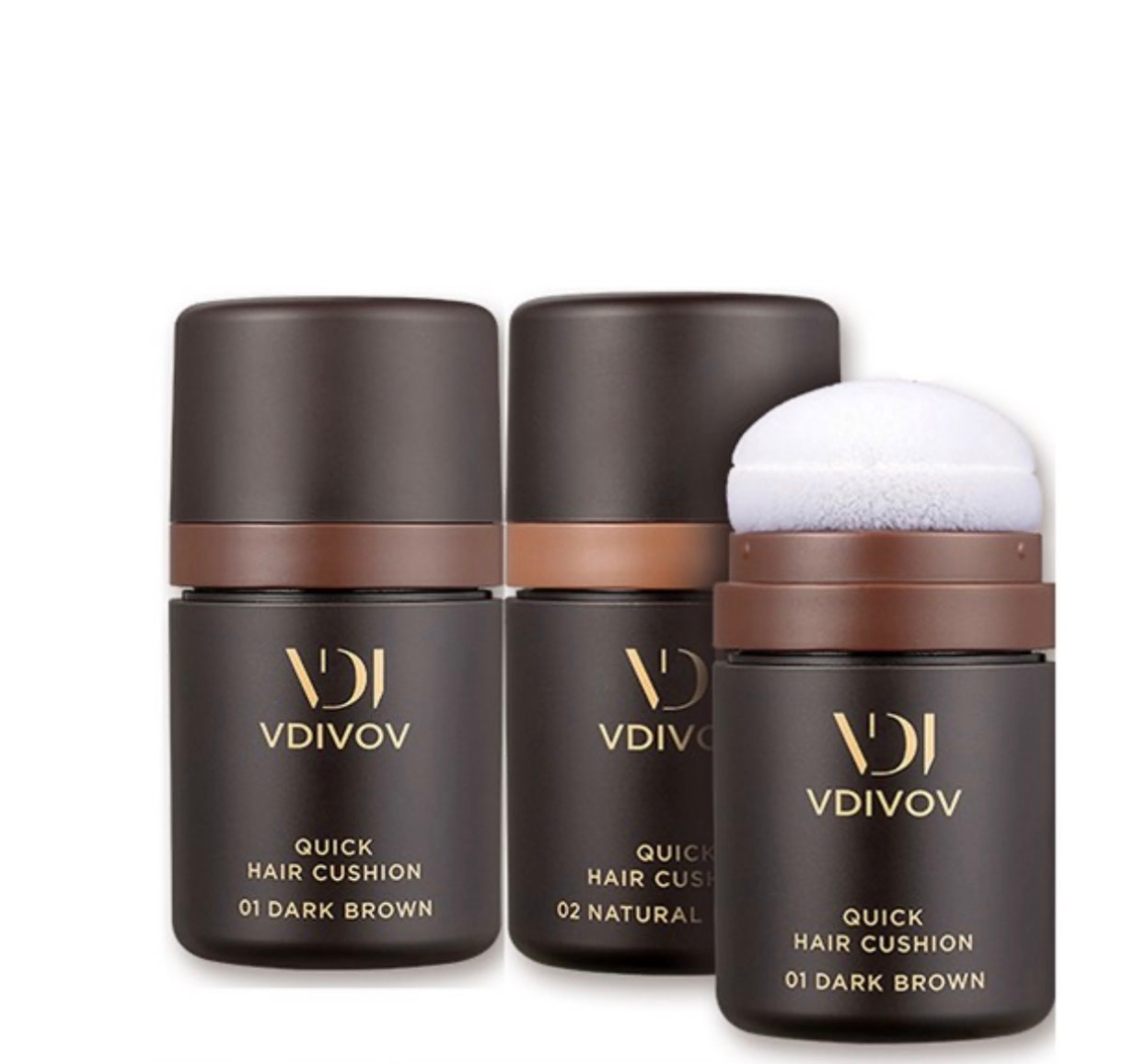 Quick Hair Cushion, 7g, 02 Natural Brown, 1pack - Image 2