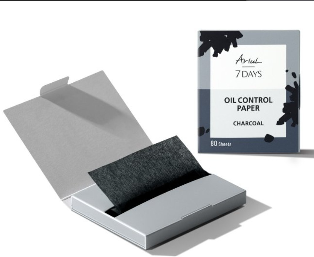 7 Days Oil Control Paper Charcoal - Image 2