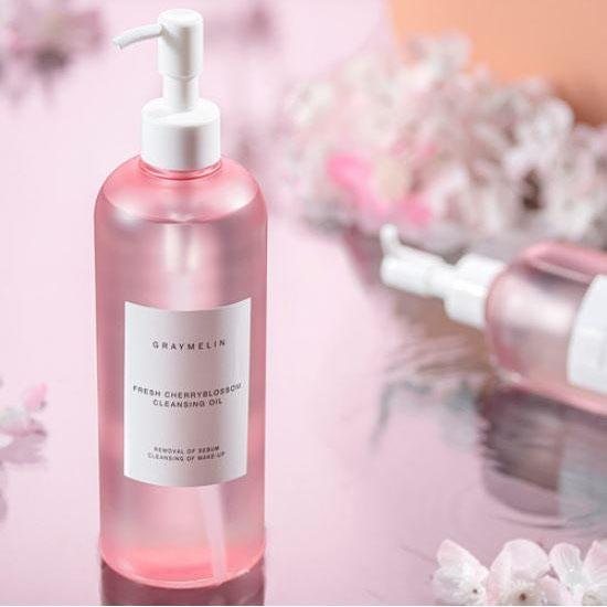 Fresh Cherry Blossom Cleansing Oil, 400ml, 1pack - Image 2