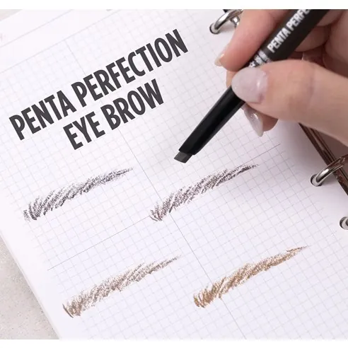 Penta Perfection Brow Pencil, 0.3g, 02 Natural Brown, 1pack - Image 3