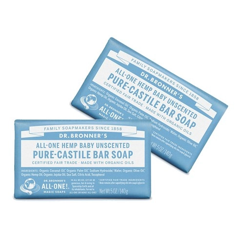 Baby Mild Pure Castile Bassoap, 140g, 1pack - Image 2