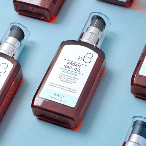 R3 Argan Hair Oil [Ocean Blue], 100ml, 2ea - Image 2