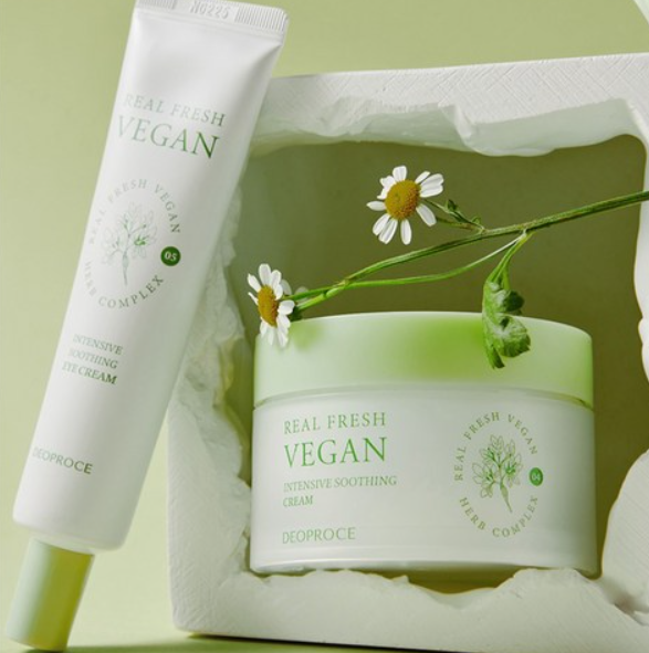Real Fresh Vegan Intensive Soothing Cream, 100g, 1pack - Image 2