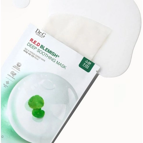 R.E.D Blemish Deep Soothing Mask, 10ea, 1pack - Image 3