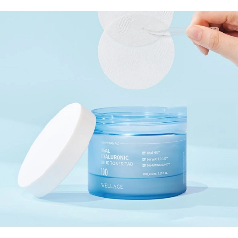 Real Hyaluronic Blue Toner Pad - Image 4