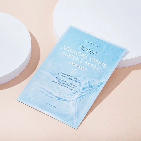 Super Aqua Gel Oasis Ampoule Mask, 5ea - Image 2