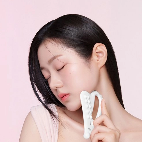 Slim Face Ceramic Gua Sha, White, 1pack - Image 4