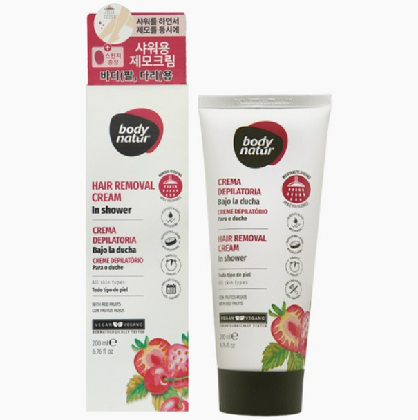 In-Shower Hair Removal Cream [Red Fruits], 200ml, 1pack - Image 2