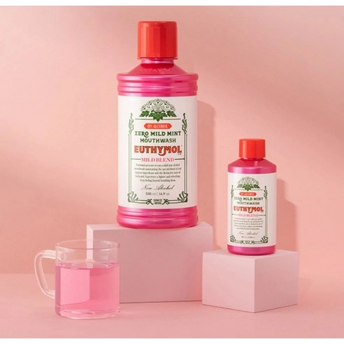 Alcohol-Free Mouthwash [Zero Mild Mint], 500ml - Image 5