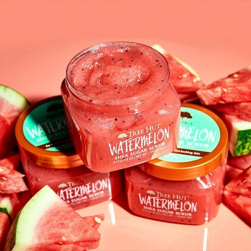 Shea Sugar Scrub [Watermelon], 510g, 1pack - Image 5