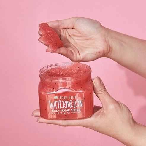 Shea Sugar Scrub [Watermelon], 510g, 1pack - Image 4