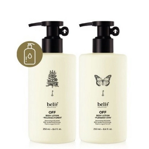 OFF Body Lotion [Relaxing Forest], 250ml, 1pack - Image 3