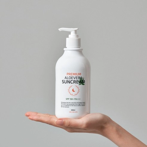 Premium Aloe Vera Sun Cream [SPF50+/PA+++], 500ml, 1pack - Image 7