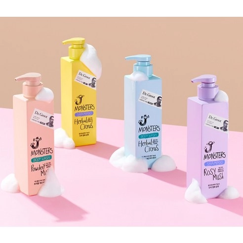 J Monsterz Scalp Purifying Shampoo [Herbal Citrus], 400g, 1pack - Image 3