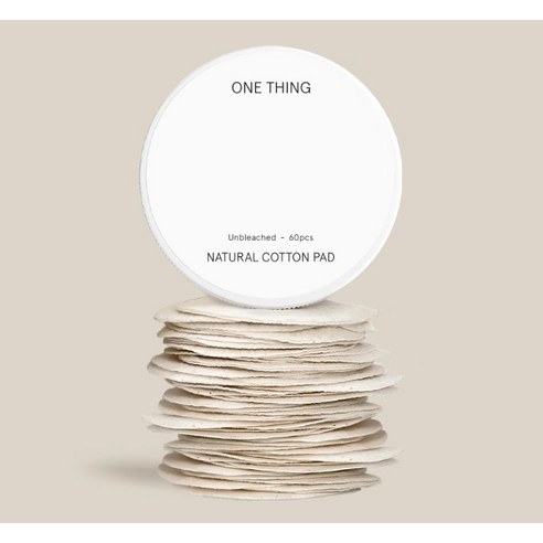 Unbleached Pure Cotton Pads, 60ea, 1pack - Image 7