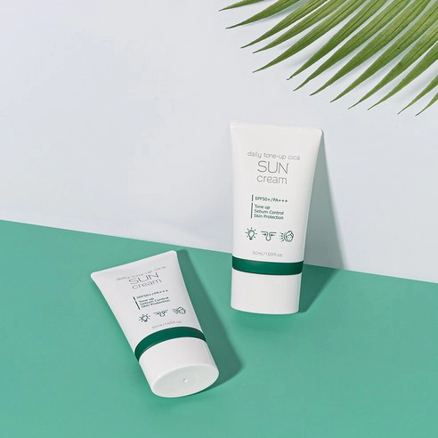 Daily Tone-Up Cica Sun Cream [SPF50+/PA+++] - Image 5