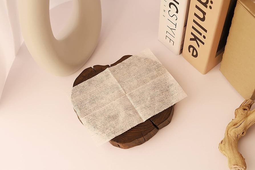 Non-fluorescent 3Layered Cotton Pads, 300ea, 1pack - Image 3