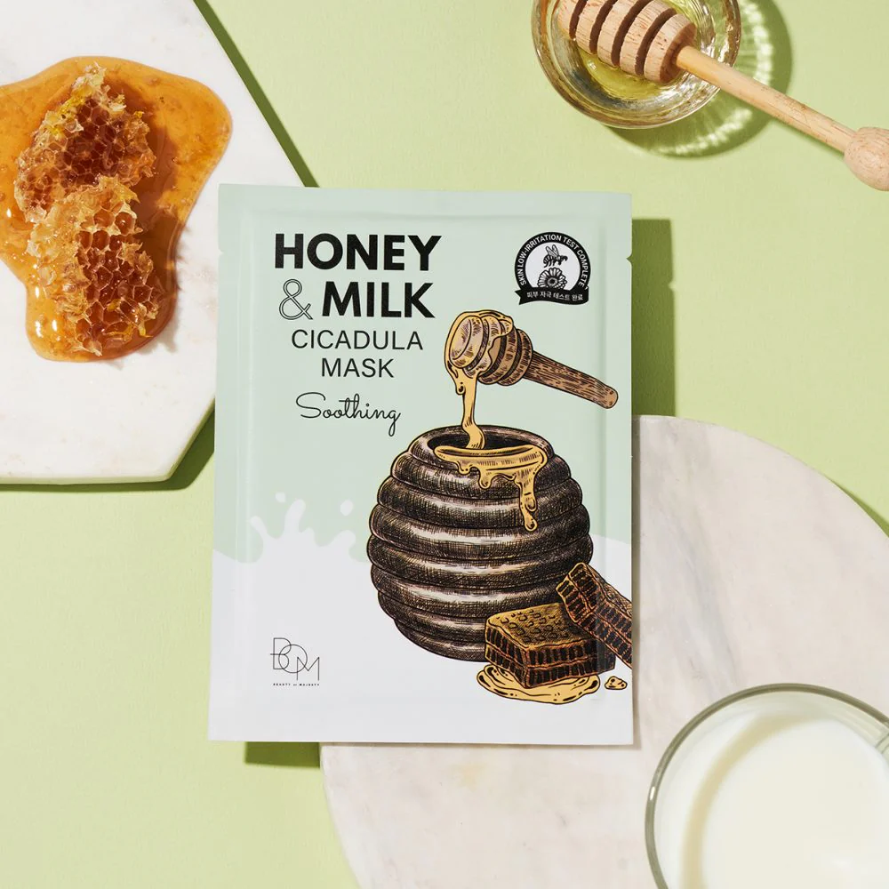 Honey and Milk Cicadula Mask, 10ea - Image 2