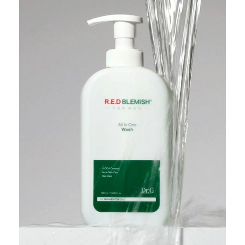 Red Blemish For Men All-In-One Wash, 500ml, 1pack - Image 4
