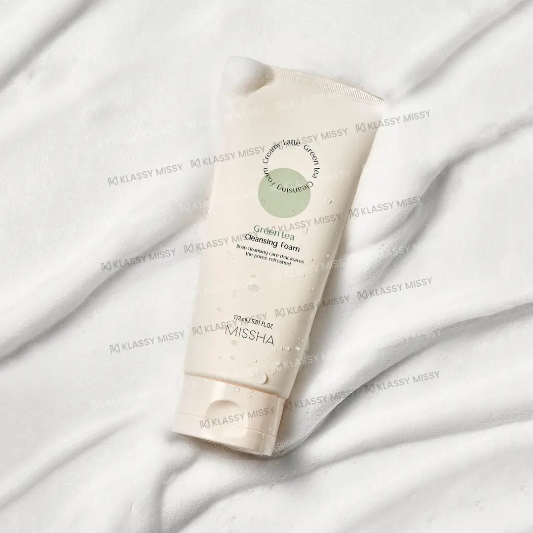Creamy Latte Green Tea Cleansing Foam - Image 2