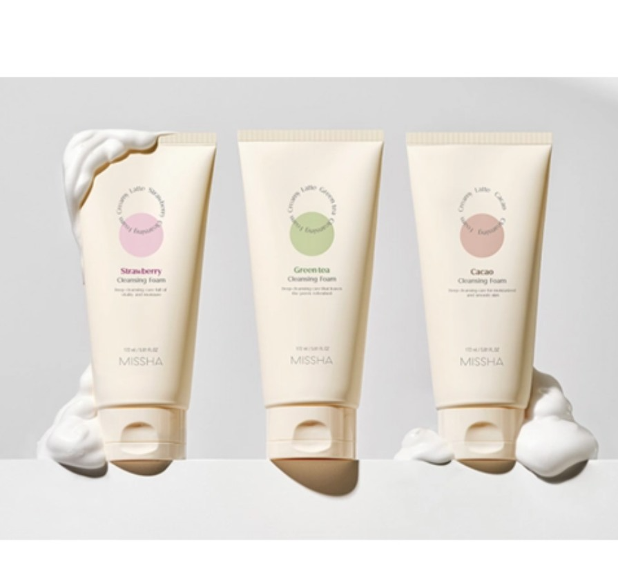 Creamy Latte Cleansing Foam Strawberry - Image 2