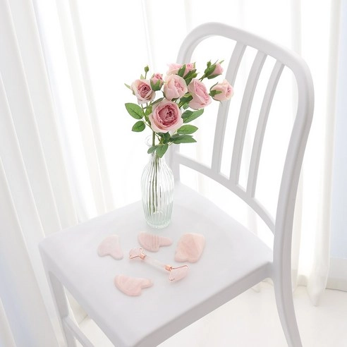 Rose Quartz Gua Sha, 1ea - Image 3