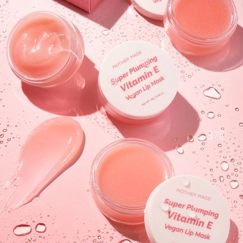 Super Plumping Vitamin E Vegan Lip Mask, 13g, 1pack - Image 4