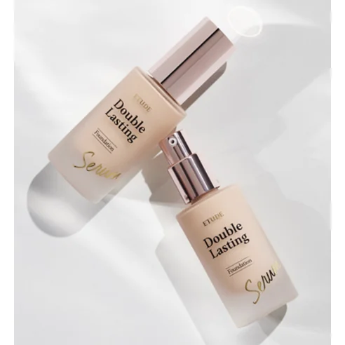 Double Lasting Serum Skin Foundation [SPF27/PA++], 30g, Rosy Pure 13C1, 1pack - Image 2