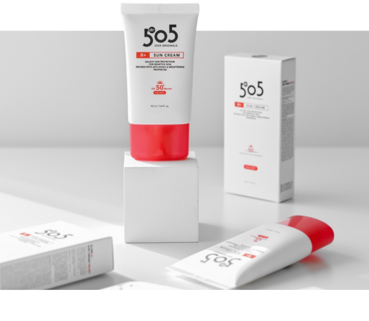 A+ Sun Cream Velvet [SPF50+/PA++++], 50ml, 1pack - Image 3