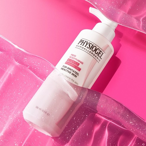 Red Soothing AI Gentle Foaming Gel, 180ml, 1pack - Image 4