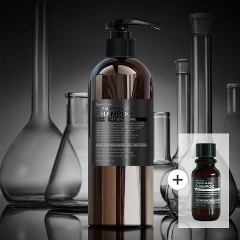 Premium Black Shampoo, 500ml, 1pack - Image 2