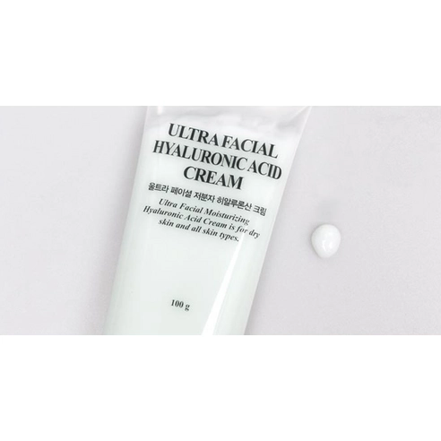 Ultra Facial Moisturizing Low Molecular Hyaluronic Acid Cream, 100g, 1pack - Image 3