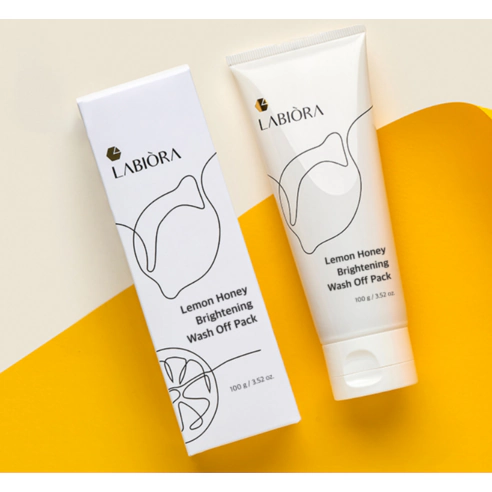 Lemon Honey Brightening Wash-Off Pack - Image 6